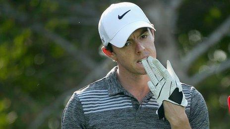 Rory McIlroy received a two-stroke penalty in his third round