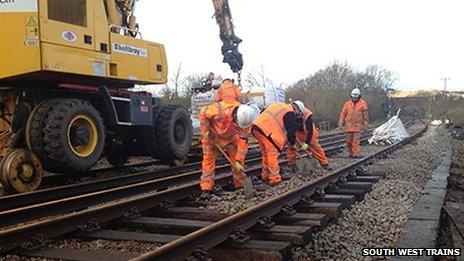 Isle of Wight Island Line repairs