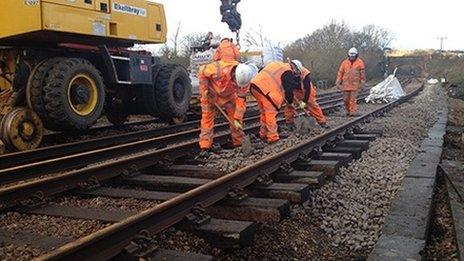 Isle of Wight Island Line repairs