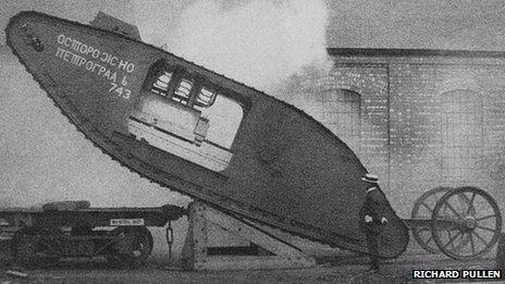 Early tank at Fosters factory