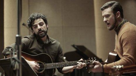 Oscar Isaac and Justin Timberlake in Inside Llewyn Davis