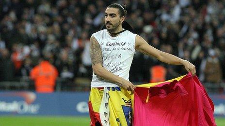 Swansea City player Chico Flores