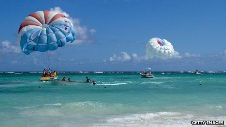 A beach at Punta Cana, Dominican Republic