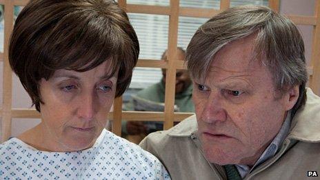 Coronation Street's Hayley and Roy Cropper