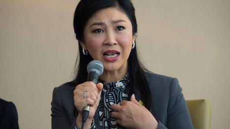 Thai PM Yingluck Shinawatra