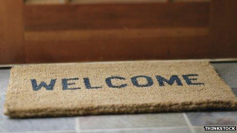 Welcome mat