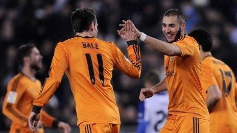 Gareth Bale and Karim Benzema