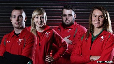 Team Wales' commonwealth games uniform