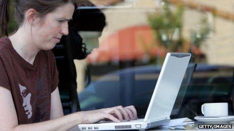 woman with lap-top