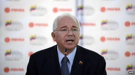 Venezuelan Oil Minister Rafael Ramirez