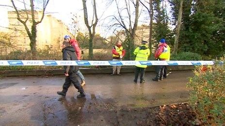 Search next to the River Avon