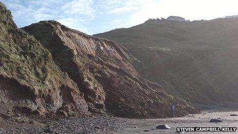 Rhossili landslide