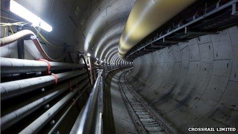 Crossrail tunnel