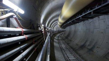 Crossrail tunnel