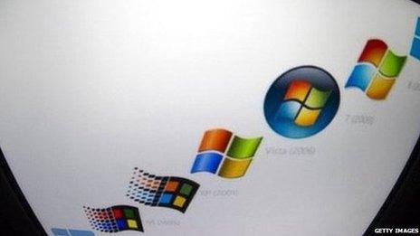 Microsoft logos