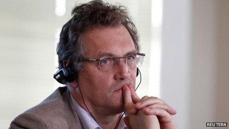 Jerome Valcke in Curitiba