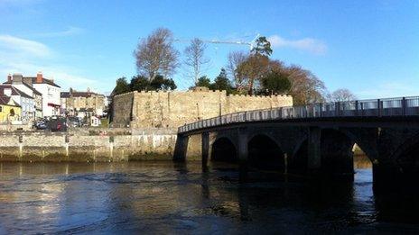 Cardigan Castle exterior