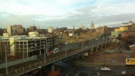 A view of the Broadmarsh centre