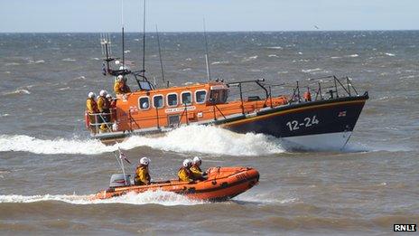 Rhyl inshore and all-weather lifeboat