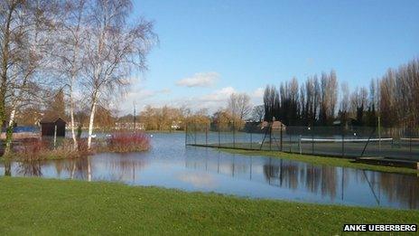 Flooded Christchurch Meadows