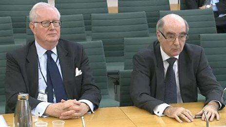 Rodney Baker-Bates (left) and David Davies