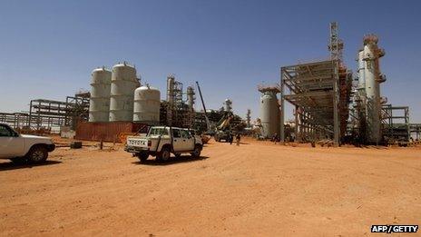 The In Amenas gas field in Algeria