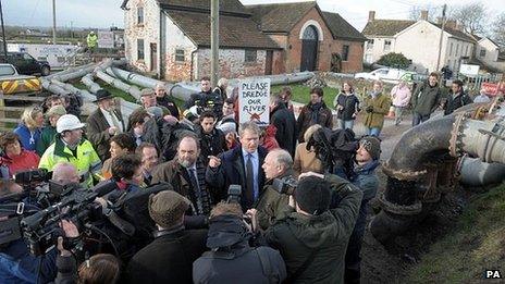 Owen Paterson in Somerset