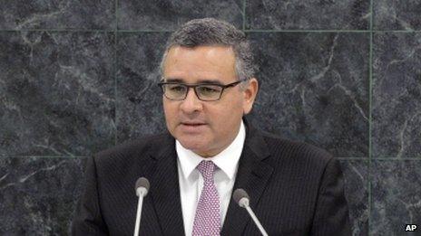 Mauricio Funes at the UN General Assembly on 25 September, 2013