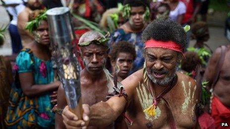 Queen's Baton Relay makes its way through Papua New Guinea