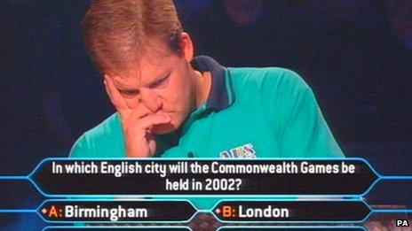 A still from Australia's Who Wants To Be a Millionaire