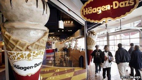 Haagen Dazs ice-cream