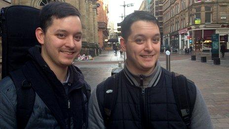 Aaron (left) and Riki Hobkirk