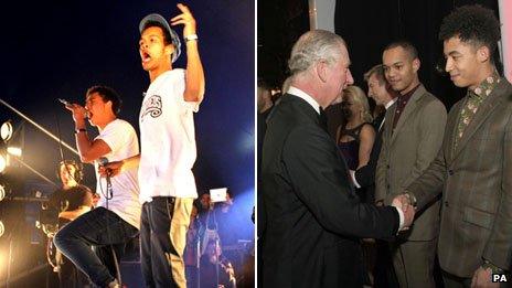 Rizzle Kicks and Prince Charles