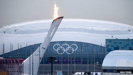 Bolshoy Ice Dome on the Olympic Park in Sochi