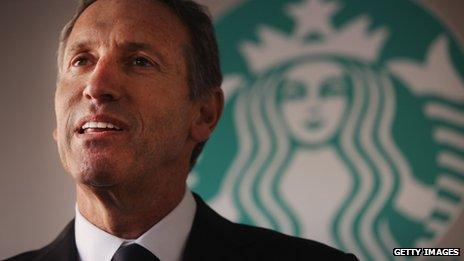 Starbucks boss Howard Schultz