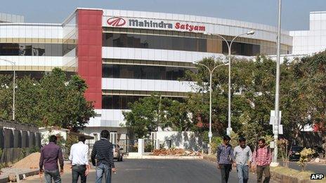 Mahindra Satyam building in Hyderabad