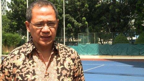 Maman Wirjawan, chairman of the Indonesian Tennis Association