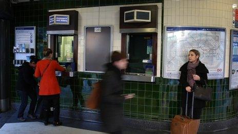 Tube ticket office