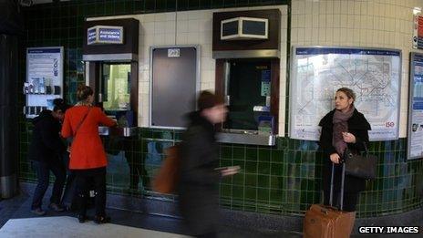 Tube ticket office