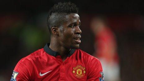 Manchester United player Wilfried Zaha