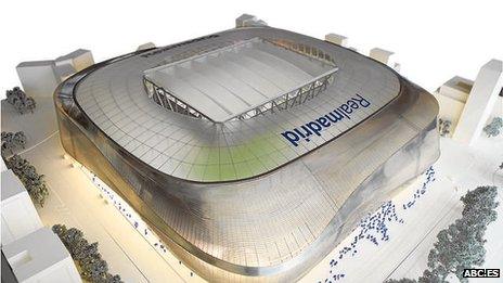 Concept image of Real Madrid's new stadium