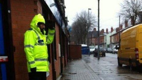 Police officer in Thornhill Road