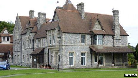 Conwy council offices at Bodlondeb, Conwy