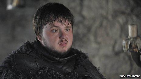 John Bradley-West as Samwell Tarly