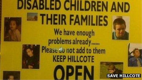 Save Hillcote campaign poster