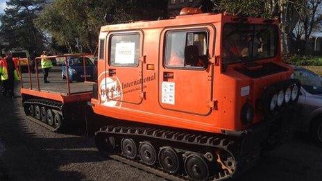 BV206 all terrain vehicle