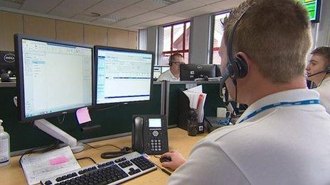 NHS 111 call centre