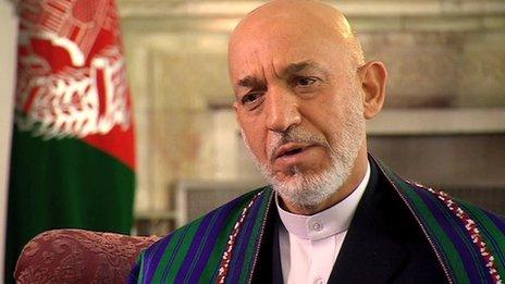 President Hamid Karzai