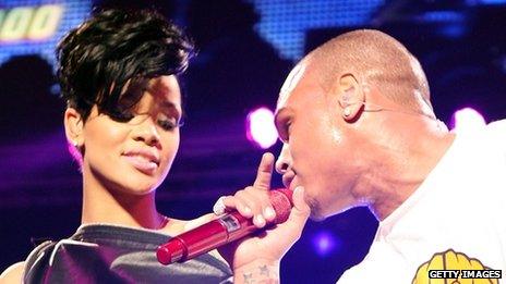 Chris Brown and Rihanna