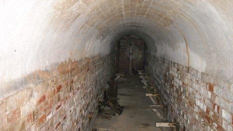 The air raid shelter